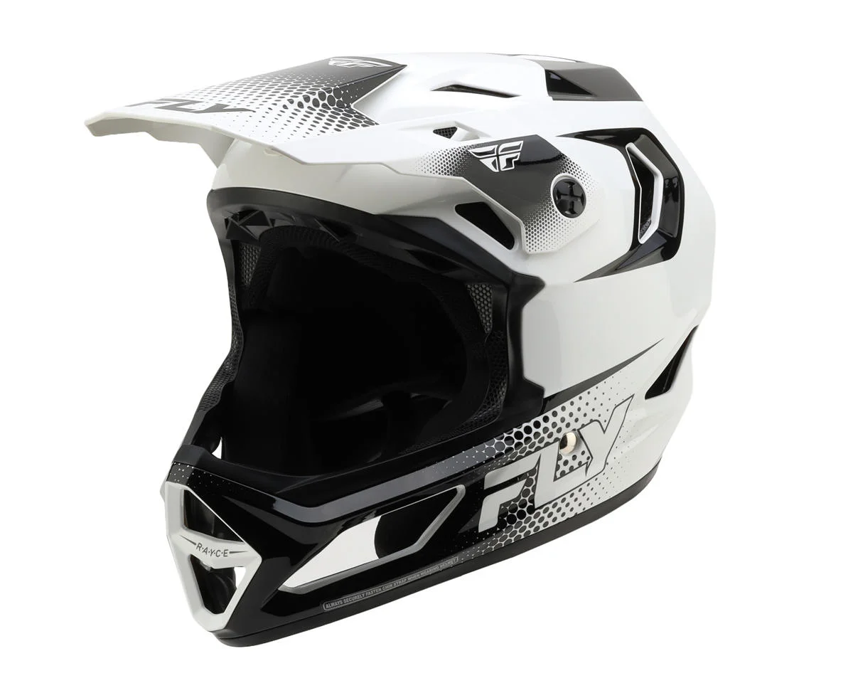 Fly Racing Rayce Sonar Bicycle Helmet (White/Black) (S)